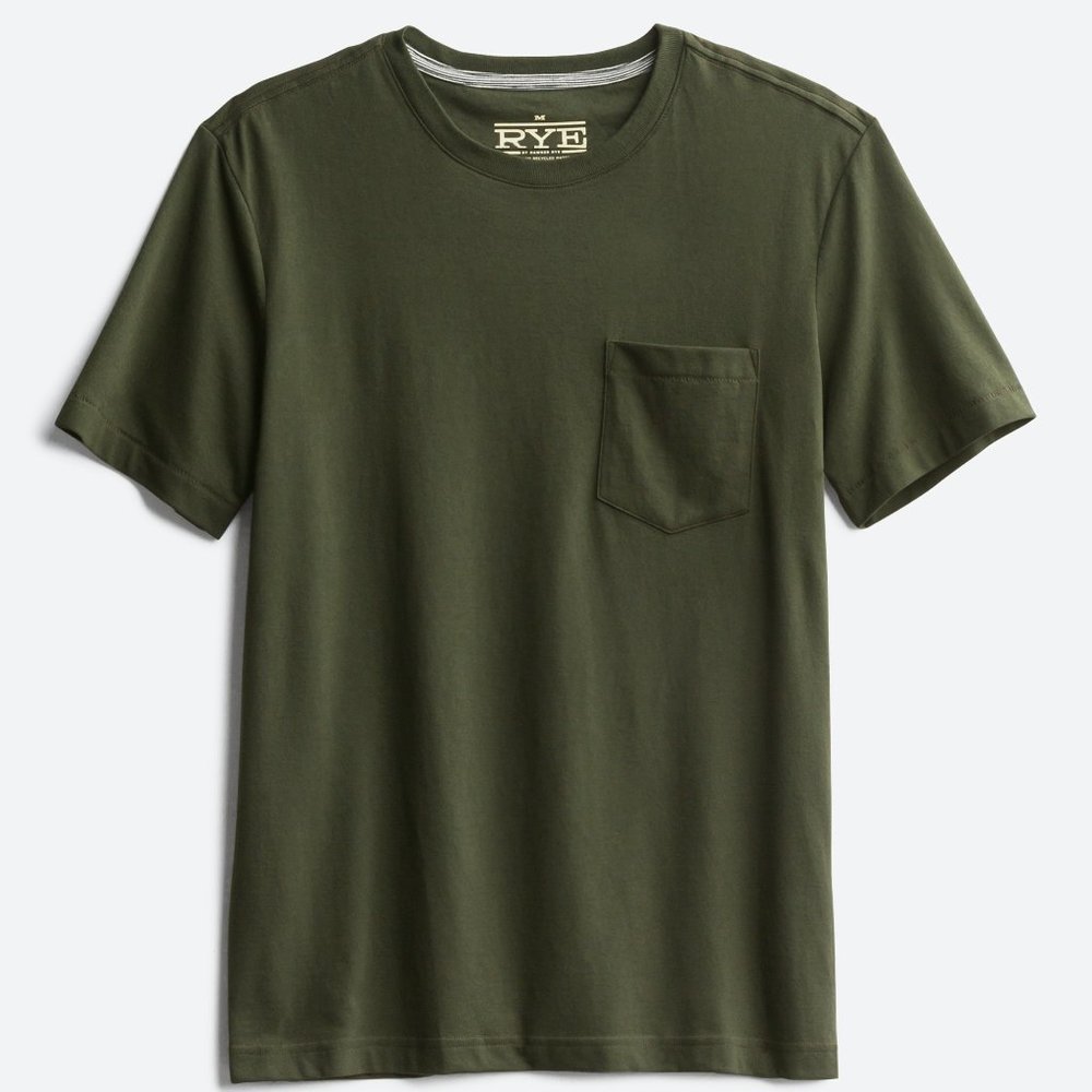 Recycled Cotton Made in America Pocket Crew
